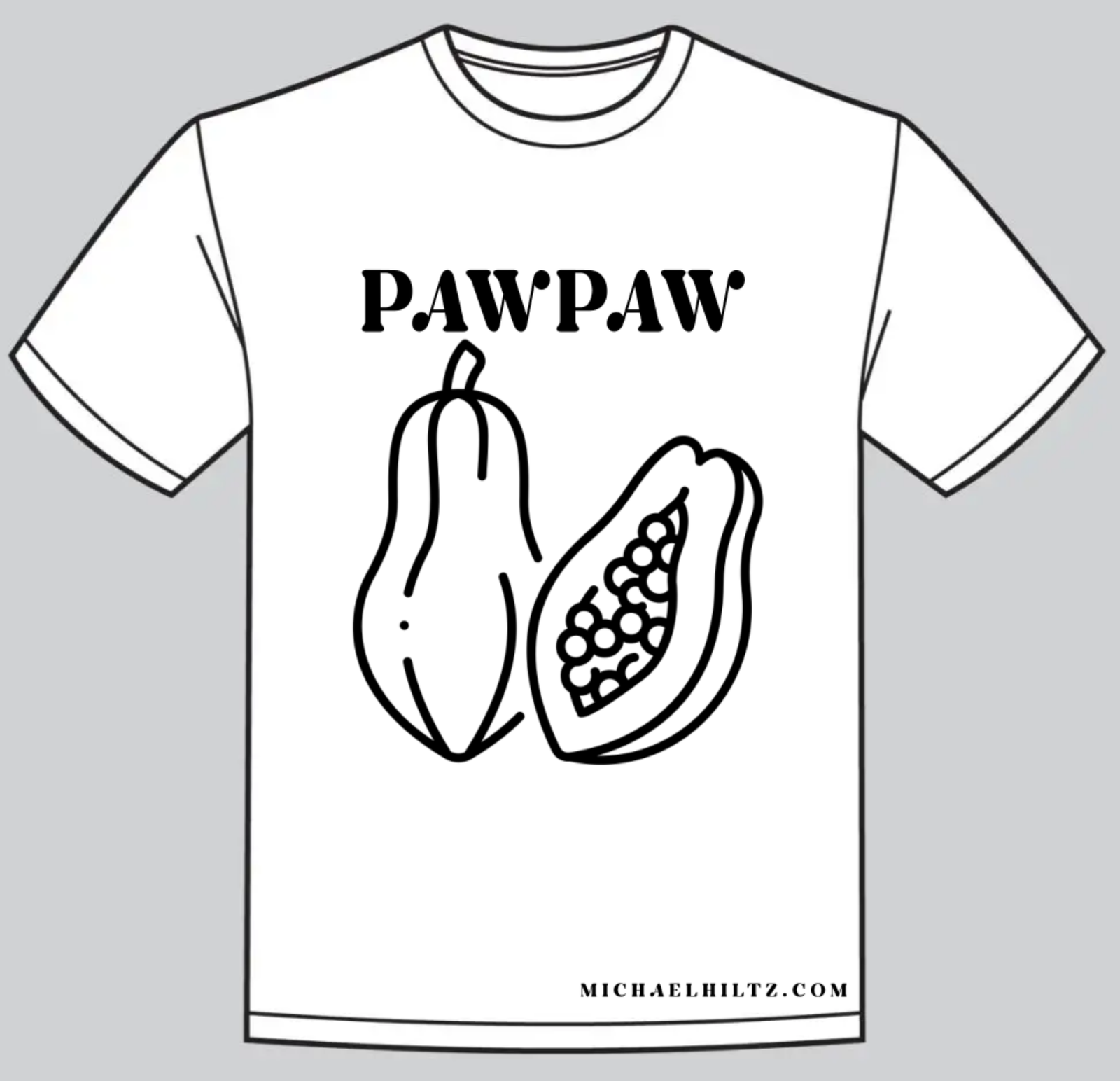 PawPaw shirt design